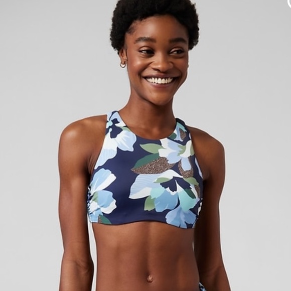 Athleta Swim Athleta Maldives Printed Bikini Top Hero Bloom Dress